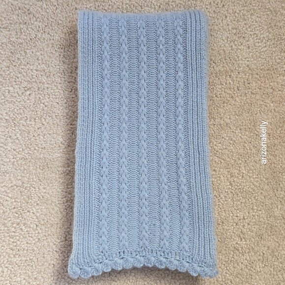 Elliot Mann Accessories - NWOT Cashmere Scarf Extra Long Elliot Mann Blue